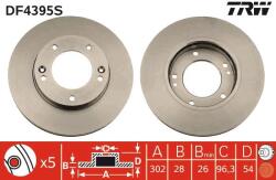 TRW Disc frana TRW DF4395S - fixbox