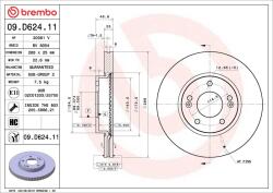 BREMBO Disc frana BREMBO 09. D624.11 (09.D624.11)