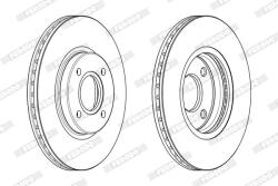 FERODO Disc frana FERODO DDF2461C (DDF2461C)