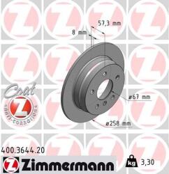ZIMMERMANN Disc frana ZIMMERMANN 400.3644. 20 (400.3644.20)