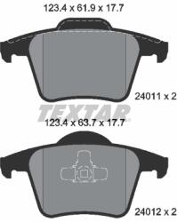 TEXTAR Set placute frana TEXTAR 2401101 (2401101) - fixbox