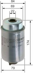 Bosch Filtru combustibil BOSCH F 026 402 271 (F 026 402 271) - fixbox