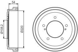 Bosch Tambur frana BOSCH 0 986 477 213 - fixbox