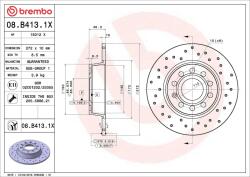 BREMBO Disc frana BREMBO 08. B413.1X (08.B413.1X)