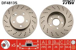 TRW Disc frana TRW DF4813S (DF4813S)