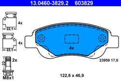 ATE Set placute frana ATE 13.0460-3829.2 (13.0460-3829.2) - fixbox
