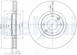 DELPHI Disc frana DELPHI BG4166 (BG4166) - fixbox