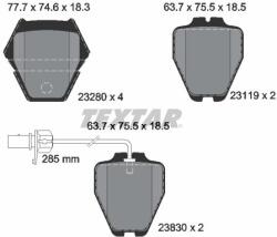 TEXTAR Set placute frana TEXTAR 2328001 (2328001)
