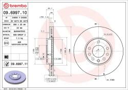 BREMBO Disc frana BREMBO 09.6997. 11 (09.6997.11)
