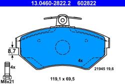 ATE Set placute frana ATE 13.0460-2822.2 (13.0460-2822.2) - fixbox