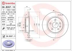 BREMBO Disc frana BREMBO 08. B357.11 (08.B357.11)