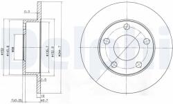 DELPHI Disc frana DELPHI BG3381 (BG3381) - fixbox
