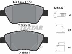TEXTAR Set placute frana TEXTAR 2398202 (2398202) - fixbox
