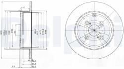 DELPHI Disc frana DELPHI BG3974 (BG3974) - fixbox