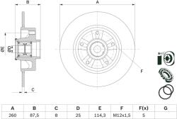 Bosch Disc frana BOSCH 0 986 479 E79 (0 986 479 E79) - fixbox