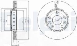 DELPHI Disc frana DELPHI BG4265C (BG4265C) - fixbox