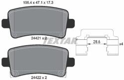 TEXTAR Set placute frana TEXTAR 2442102 (2442102)