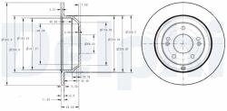 DELPHI Disc frana DELPHI BG4335 (BG4335) - fixbox