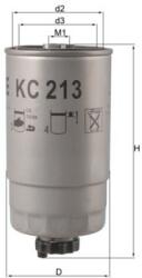 MAHLE Filtru combustibil MAHLE KC 213 (KC 213) - fixbox