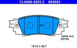 ATE Set placute frana ATE 13.0460-5693.2 (13.0460-5693.2)