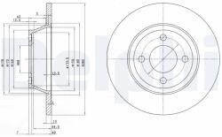 DELPHI Disc frana DELPHI BG2783 (BG2783) - fixbox