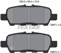 TEXTAR Set placute frana TEXTAR 2487101 (2487101) - fixbox