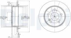 DELPHI Disc frana DELPHI BG2291 (BG2291) - fixbox