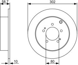 Bosch Disc frana BOSCH 0 986 479 318 (0 986 479 318) - fixbox