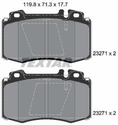TEXTAR Set placute frana TEXTAR 2327102 (2327102) - fixbox