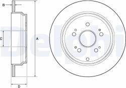 DELPHI Disc frana DELPHI BG4694C (BG4694C) - fixbox