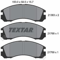 TEXTAR Set placute frana TEXTAR 2136301 (2136301) - fixbox
