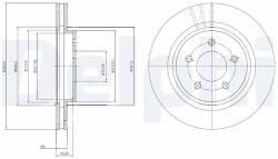 DELPHI Disc frana DELPHI BG4240C (BG4240C) - fixbox