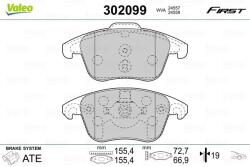 VALEO Set placute frana VALEO 302099 (302099)