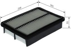 Bosch Filtru aer BOSCH F 026 400 747 (F 026 400 747) - fixbox
