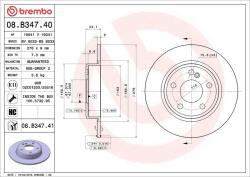 BREMBO Disc frana BREMBO 08. B347.41 (08.B347.41)