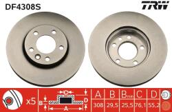 TRW Disc frana TRW DF4308S - fixbox