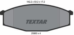 TEXTAR Set placute frana TEXTAR 2086301 (2086301) - fixbox
