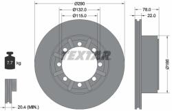 TEXTAR Disc frana TEXTAR 93117600 (93117600) - fixbox