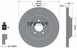 TEXTAR Disc frana TEXTAR 92132603 (92132603)