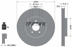 TEXTAR Disc frana TEXTAR 92160205 (92160205)
