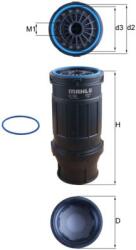 MAHLE Filtru combustibil MAHLE KC 652D (KC 652D)