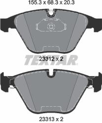 TEXTAR Set placute frana TEXTAR 2331211 (2331211) - fixbox