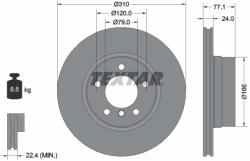 TEXTAR Disc frana TEXTAR 92122505 (92122505) - fixbox