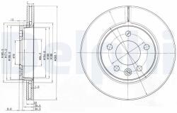 DELPHI Disc frana DELPHI BG3893 (BG3893) - fixbox