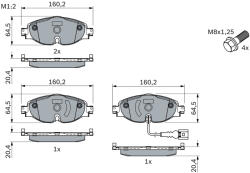 Bosch Set placute frana BOSCH 0 986 494 660 (0 986 494 660)