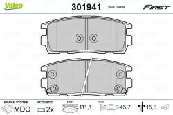 VALEO Set placute frana VALEO 301941 (301941)