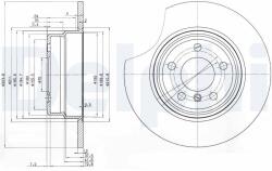 DELPHI Disc frana DELPHI BG3629 (BG3629) - fixbox