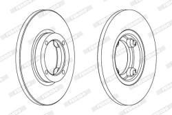 FERODO Disc frana FERODO DDF1076C (DDF1076C)