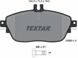 TEXTAR Set placute frana TEXTAR 2486901 (2486901) - fixbox
