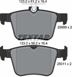 TEXTAR Set placute frana TEXTAR 2500901 (2500901)